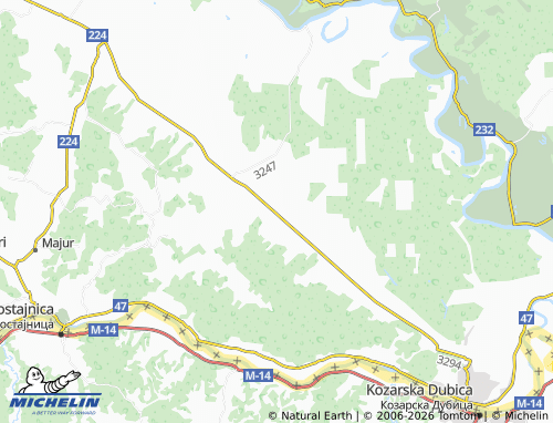 Mapa MICHELIN Šaš - ViaMichelin
