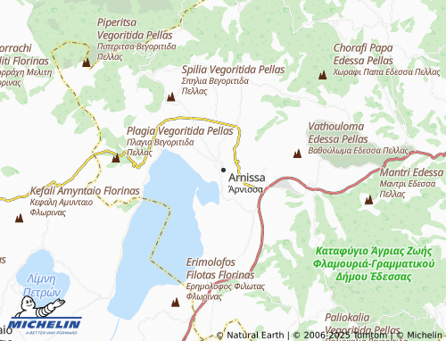 Carte MICHELIN Arnissa - ViaMichelin
