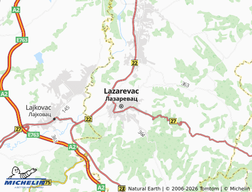 Carte MICHELIN Šopić - ViaMichelin
