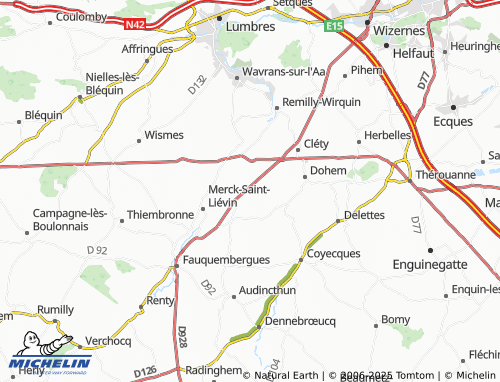 MICHELIN Avroult map - ViaMichelin
