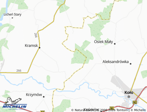 Kaart MICHELIN Drążek - ViaMichelin