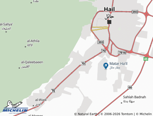 Carte MICHELIN al-Shifa - ViaMichelin