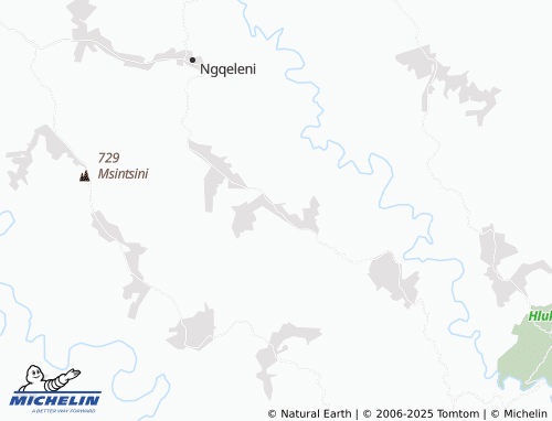 MICHELIN Qhokama map - ViaMichelin