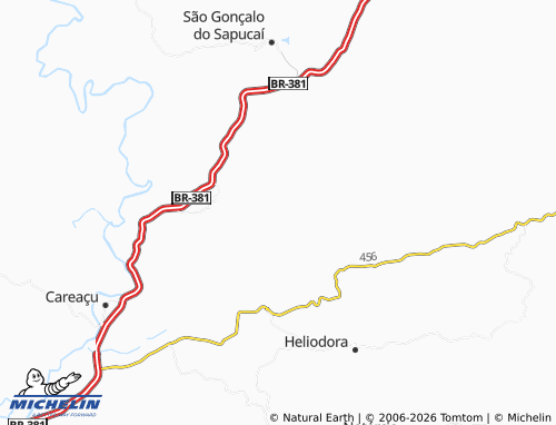 Mapa MICHELIN Ribeiros - ViaMichelin