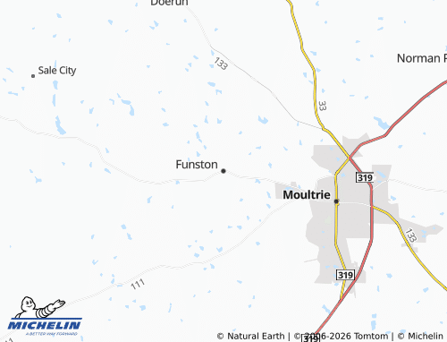 Kaart MICHELIN Funston - ViaMichelin
