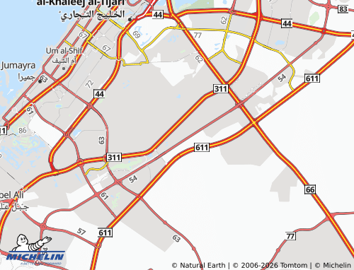 Mappa MICHELIN Wadi al-Safa 4 - ViaMichelin