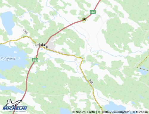 MICHELIN-Landkarte Salmi - ViaMichelin