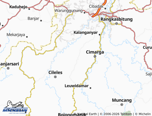 Kaart MICHELIN Gunung Anten - ViaMichelin