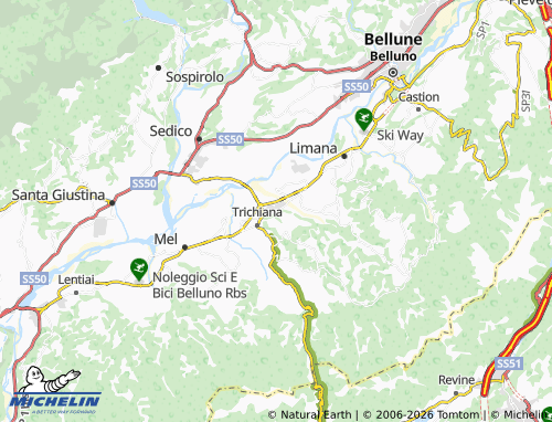 Mappa MICHELIN Cavassico - ViaMichelin