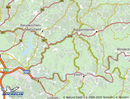 MICHELIN-Landkarte Hatterscheid - ViaMichelin