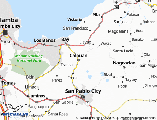 MICHELIN Calauan map - ViaMichelin