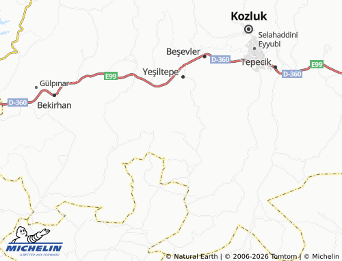 Mappa MICHELIN Pınarhisar - ViaMichelin