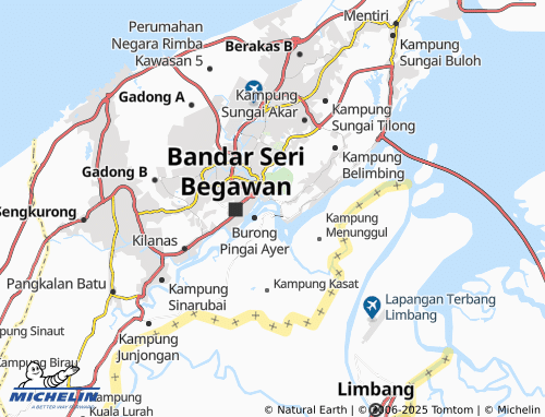 Carte MICHELIN Kampung Pekilong Muara - ViaMichelin