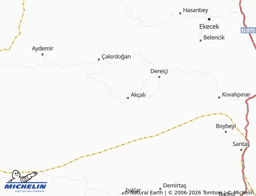 MICHELIN-Landkarte Akçalı - ViaMichelin