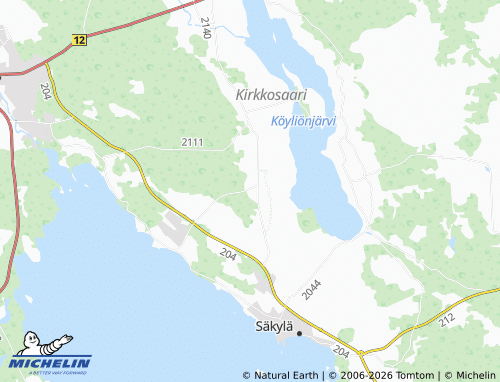 Carte MICHELIN Huhdinkylä - ViaMichelin