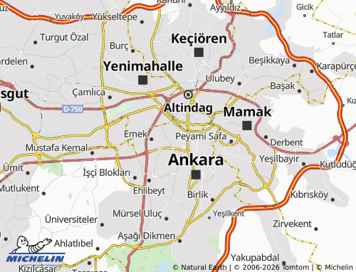 MICHELIN-Landkarte Maltepe - ViaMichelin
