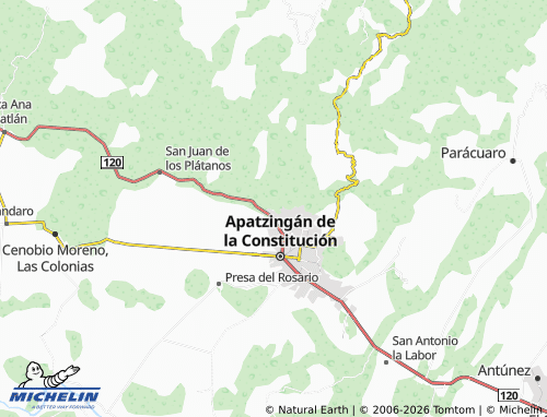 Mapa MICHELIN Rubén Romero - ViaMichelin