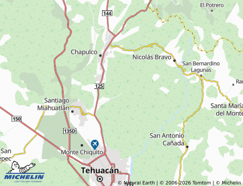 Mapa MICHELIN Las Minas - ViaMichelin