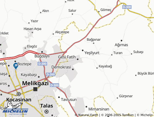 MICHELIN İldem Cumhuriyet map - ViaMichelin