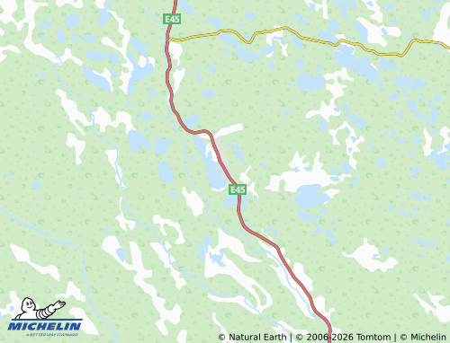 Mappa MICHELIN Kåbdalis - ViaMichelin