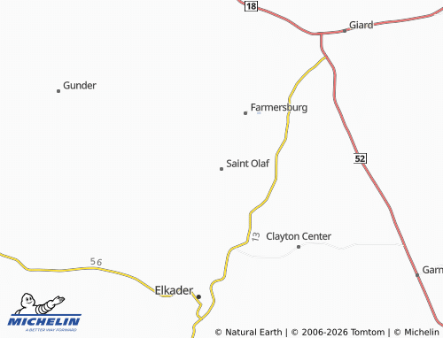 Mappa MICHELIN Saint Olaf - ViaMichelin