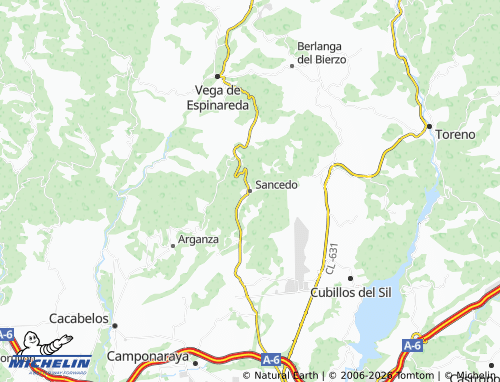 Mapa MICHELIN Sancedo - ViaMichelin