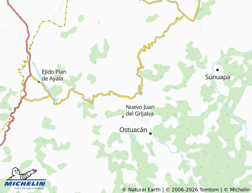 Mappa MICHELIN Ejido Xochimilco Nuevo - ViaMichelin