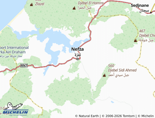 Mappa MICHELIN Nafzah - ViaMichelin