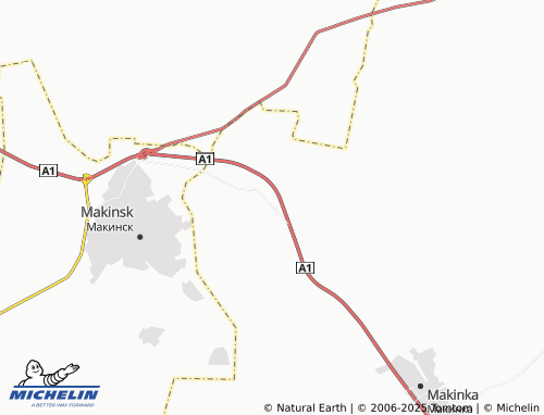 Carte MICHELIN Karagay - ViaMichelin