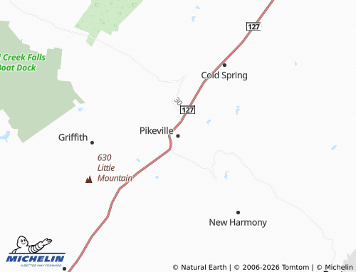Mapa MICHELIN Pikeville - ViaMichelin