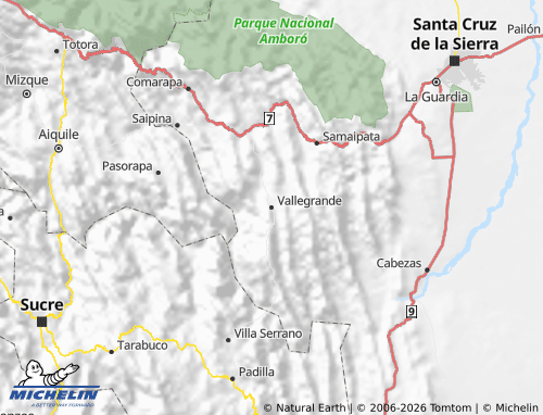 Mapa MICHELIN Vallegrande - ViaMichelin