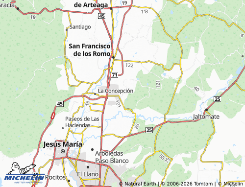 MICHELIN La Escondida, El Salero map - ViaMichelin