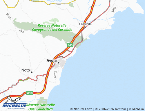 MICHELIN Capo Negro map - ViaMichelin