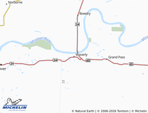 Mapa MICHELIN Waverly - ViaMichelin