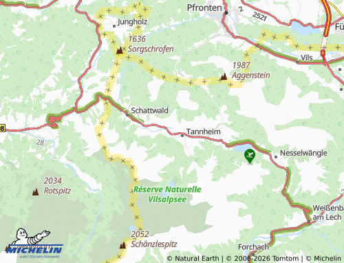 MICHELIN Kienzen map - ViaMichelin