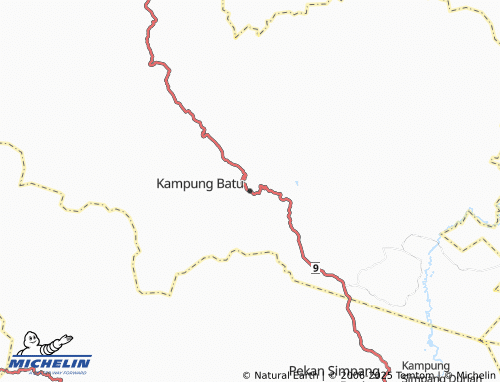 MICHELIN Kampung Batu map - ViaMichelin