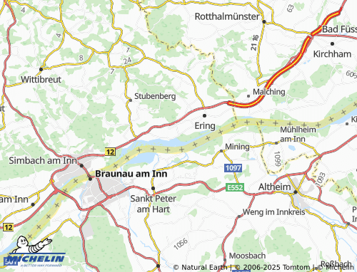 MICHELIN-Landkarte Eglsee - ViaMichelin