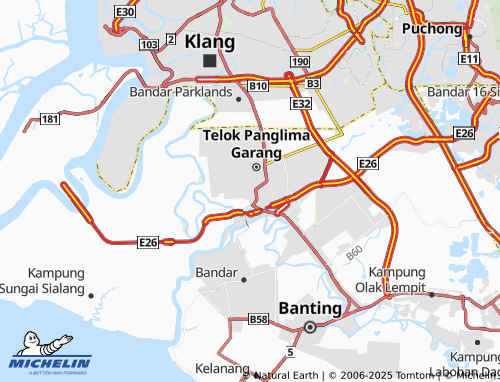 MICHELIN Taman Dato Hormat map - ViaMichelin