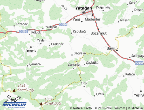 Mappa MICHELIN Bağyaka - ViaMichelin