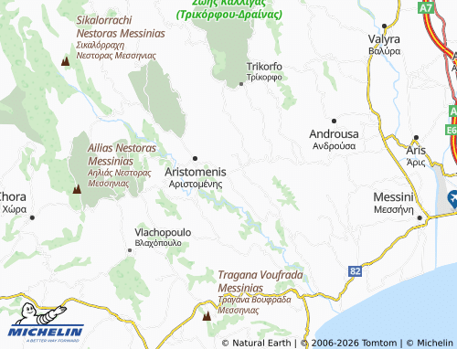 MICHELIN Diodia map - ViaMichelin