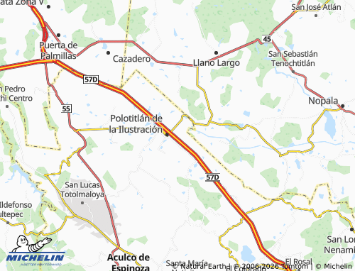 Mapa MICHELIN El Satélte - ViaMichelin
