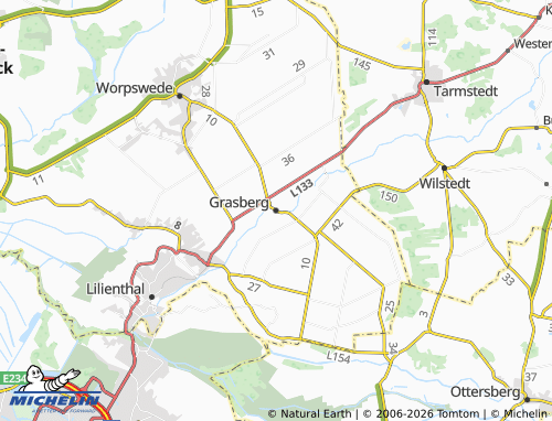 MICHELIN Grasberg map - ViaMichelin