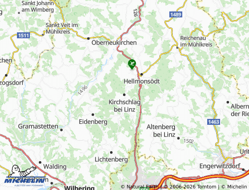 MICHELIN Kirchschlag bei Linz map - ViaMichelin