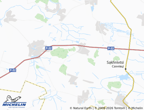 MICHELIN Chyzhivka map - ViaMichelin