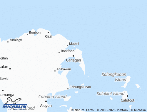 MICHELIN Carlagan map - ViaMichelin
