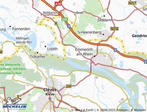 MICHELIN Uferhof map - ViaMichelin