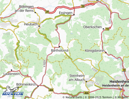 MICHELIN Amalienhof map - ViaMichelin