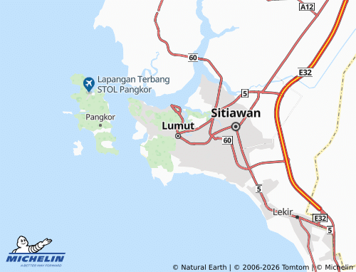 MICHELIN Lumut map - ViaMichelin