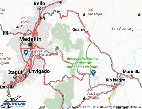 MICHELIN Barro Blanco map - ViaMichelin