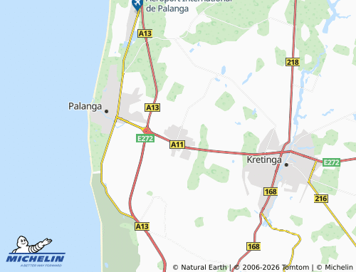 MICHELIN Vydmantai map - ViaMichelin